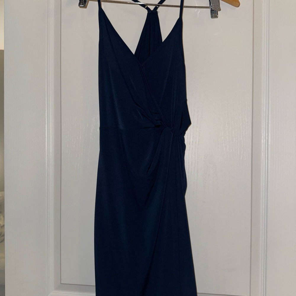 BCBGeneration Deep Blue Backless Dress